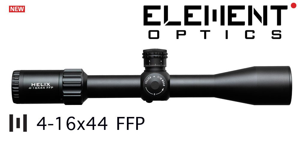 Element Optics Helix 4-16x44 FFP, Scopes